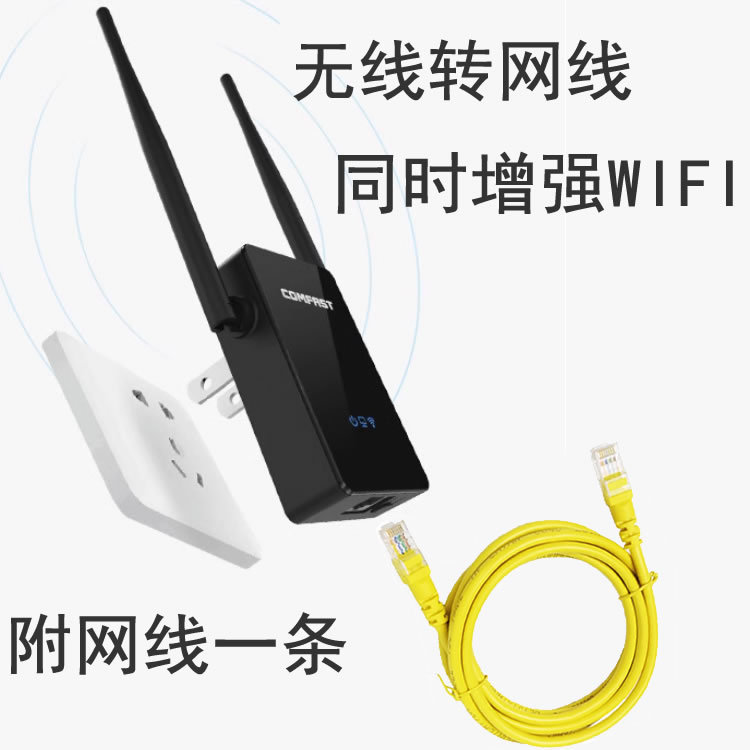 Wifi Wireless to Wired Network Port Rj45 Network Cable Interface Converted into Wireless Network Wifi