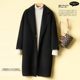 Spring, autumn and winter 100% double-sided pure wool coat women's mid-length cocoon-shaped loose cashmere wool coat plus size trend