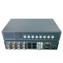 8-way screen splitter full real-time 200 frame VGA output RS232 serial power supply 8-way video splitter