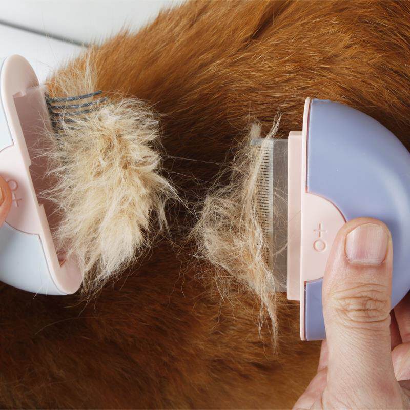 Double Sub-Seat Cat Comb Dual-use Pet Comb Cat comb long fur Short hair to float Mao open knot comb massage needle comb