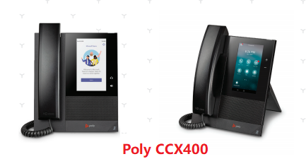 poly CCX400teams sip skype for business Wired phone