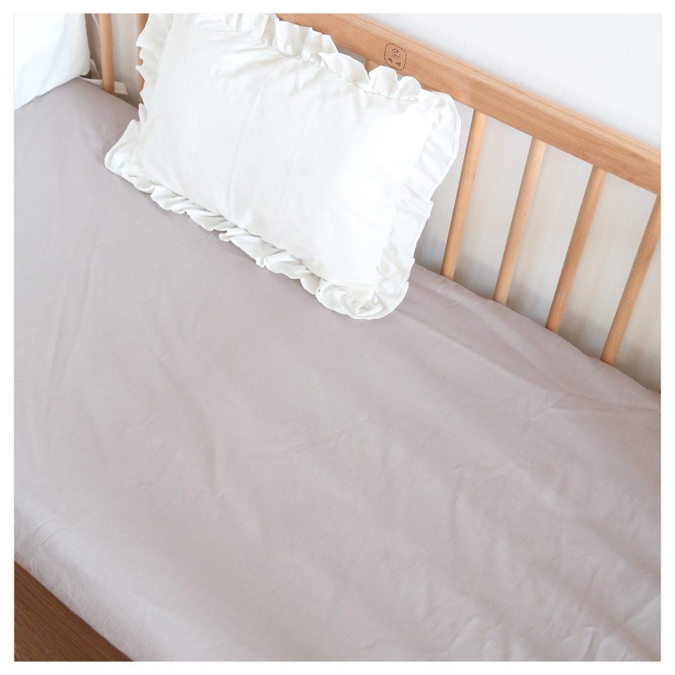 Set to be white grey vegetarian color baby mattress cover pure cotton baby bed Hat Bed Linen Bed Linen Mattress Cover Protective Sleeve