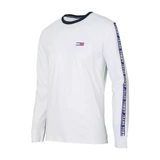 Tommy hilfiger, хлопковый модный базовый приятный телу лонгслив, (в наличии на складе)