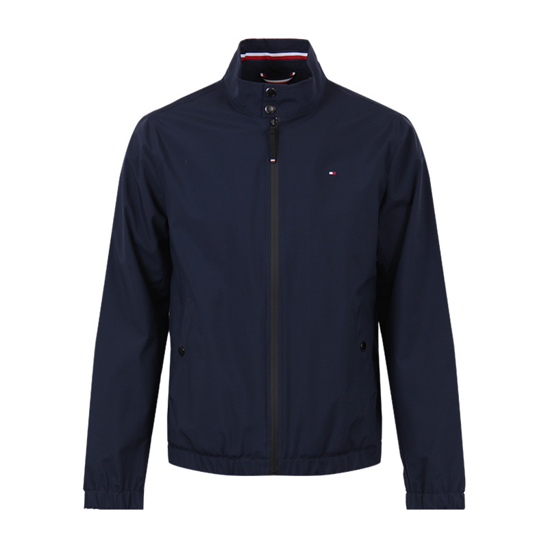 Tommy Hilfiger Tommy Hilfiger Men's Casual Spring Stand-Up Collar Fashion New Jacket with Slight Elasticity