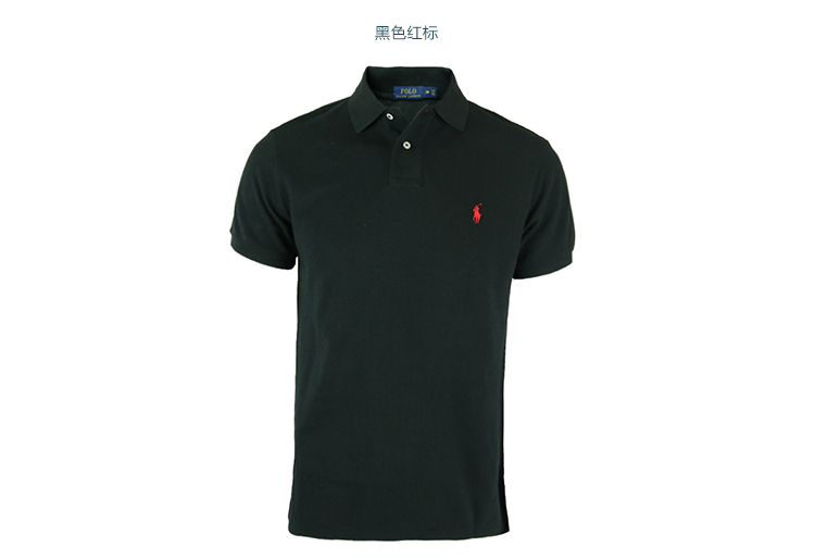 Mỹ thư trực tiếp Polo Ralph Lauren Ralph Lauren nam phiên bản tiêu chuẩn cổ điển của bông ngắn tay áo Polo