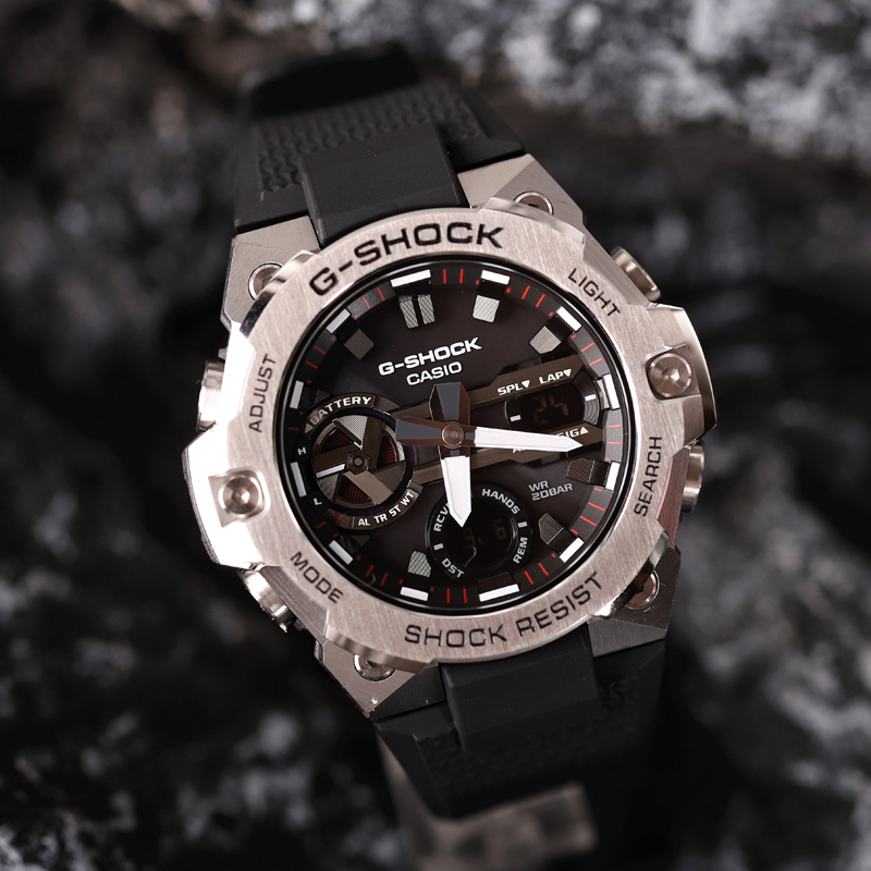 Casio Steel Heart Gshock Men's Sports Bluetooth Waterproof High-Fashion Gst-B400-1A/Bb