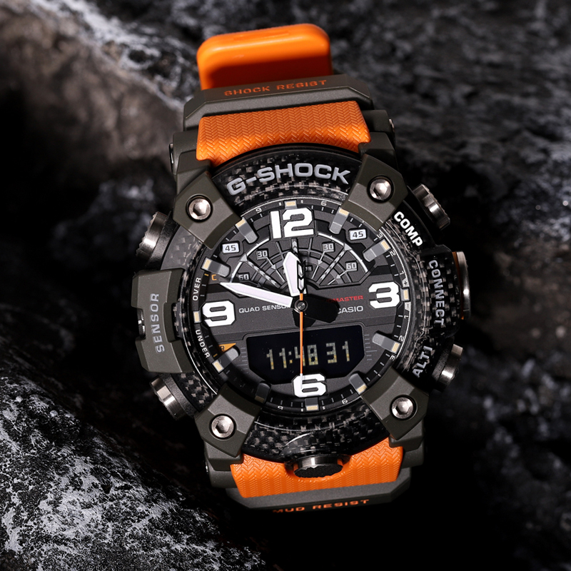 Casio Men's Watch 3Rd Generation Little Mud King Carbon Fiber Sports Bluetooth High-End Feel Gg-B100-1A/1A9/3