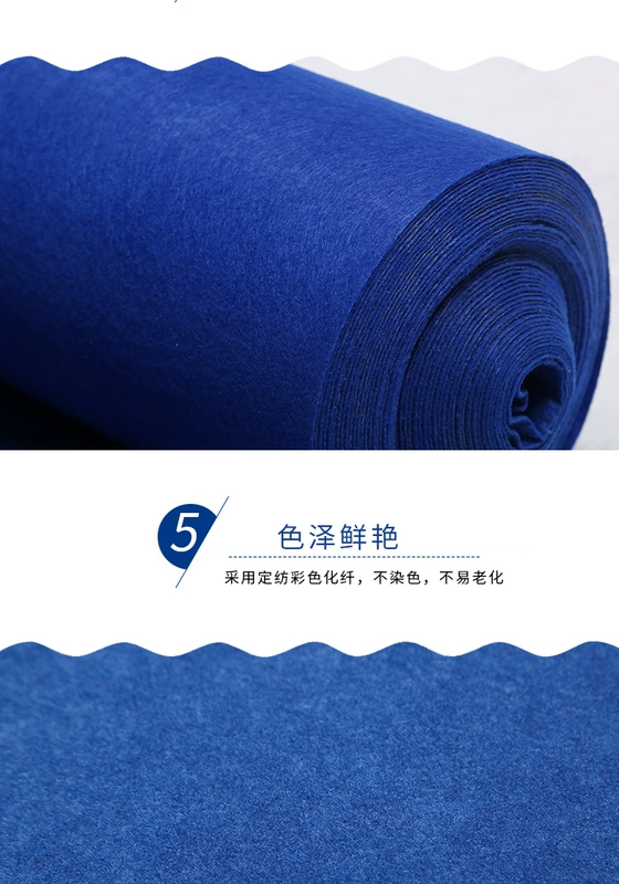 Thảm xanh dày lên bố trí đám cưới một lần khai mạc triển lãm văn phòng triển lãm chải thảm xanh