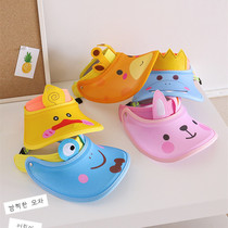 2022 children hat Summer Korean version cartoon Animals children empty top hat men and women baby anti UV sun hat