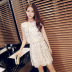 váy sequin bên Graduation New buổi tối thời trang đầm váy ngắn bên chiếc váy váy hàng ngày có thể được đeo 