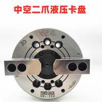 Taiwan standard hollow two jaw hydraulic power Chuck hydraulic Chuck Chuck Chuck 4568101215 inch all steel body