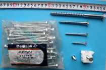 Beauty Firm Lean work Class 1 galvanized Hexagonal wood screw Phi 8 * 80mm * 50 Bag High Quality