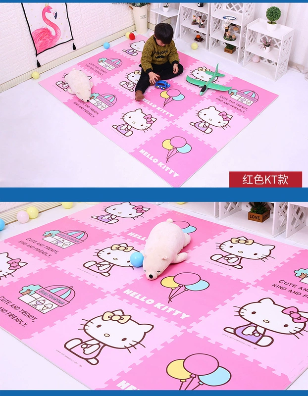 Trẻ em câu đố phim hoạt hình bọt sàn nối phim hoạt hình dày phòng ngủ nhà bò mat chống rơi sàn mat - Thảm sàn