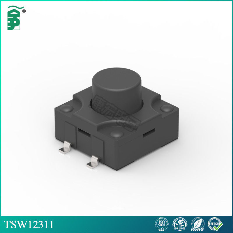 Manufacturer light touch switch 12 * 12 * 8 patch dust resistant waterproof ROSH switch 12X12X5 8H patch button 