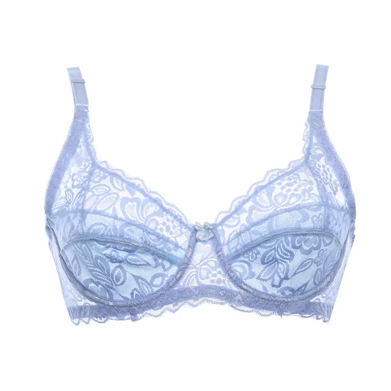Summer lace breathable ultra thin sponge supporting bra, underwear, plus size