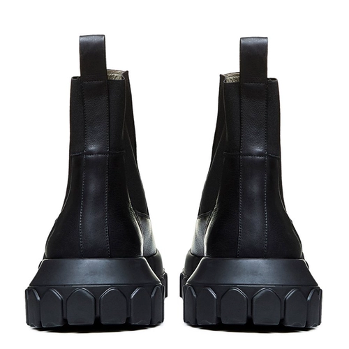 Martens, высокие челси на платформе, удерживающие тепло короткие сапоги, из натуральной кожи, европейский стиль