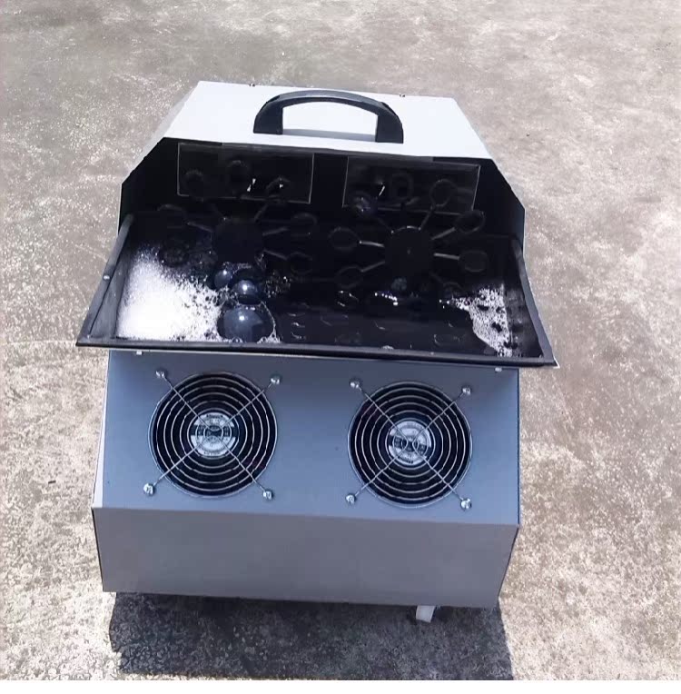 đèn nháy led hình ngôi sao Mạnh mẽ lớn hai bánh thiết bị sân khấu điện thổi bong bóng máy cưới đám cưới hiệu suất thanh đêm hộp đêm vũ trường đèn cao áp led