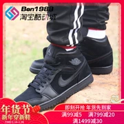 Air Jordan 1 AJ1 Black Warrior Joe 1 All Black Men Shoes Giày nữ Giày bóng rổ 554724-050