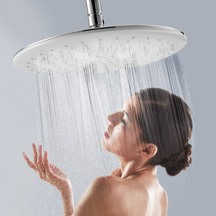 Arrow Bathroom Home Triple Function Copper Plated Chrome High Pressure Handheld Shower Nozzle Shower Shower AMG13S22