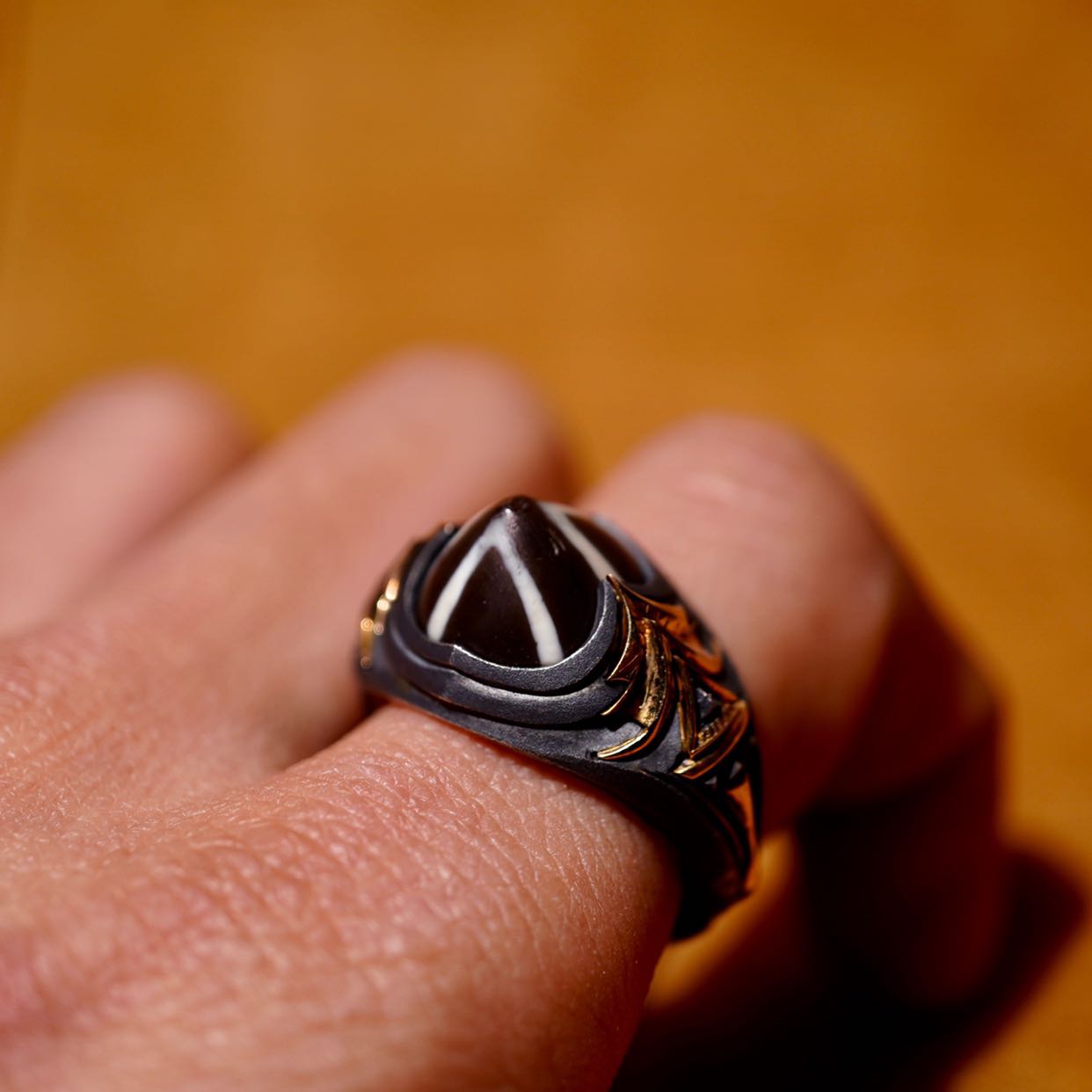 A thousand years of thought, silk beads, monk's hat