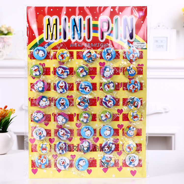 Phim hoạt hình thiếu nhi Huy hiệu Huy hiệu Anime Huy hiệu Smiley Trâm Pin 9,9 Yuan 40 miếng Đường kính 3cm cài áo chanel