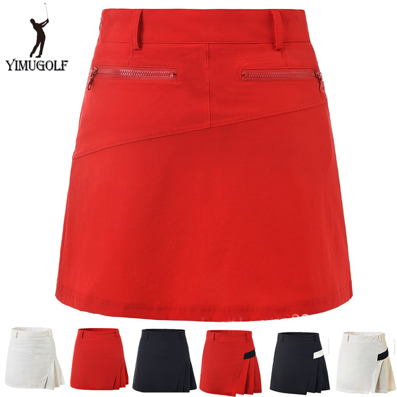 Golf Short Skirt, Sporty, Slim-Fitting, Versatile, Hip-Hugging Skirt, Quick-Drying, Stretchy, Anti-Exposure Golf Skirt, Tennis, Badminton