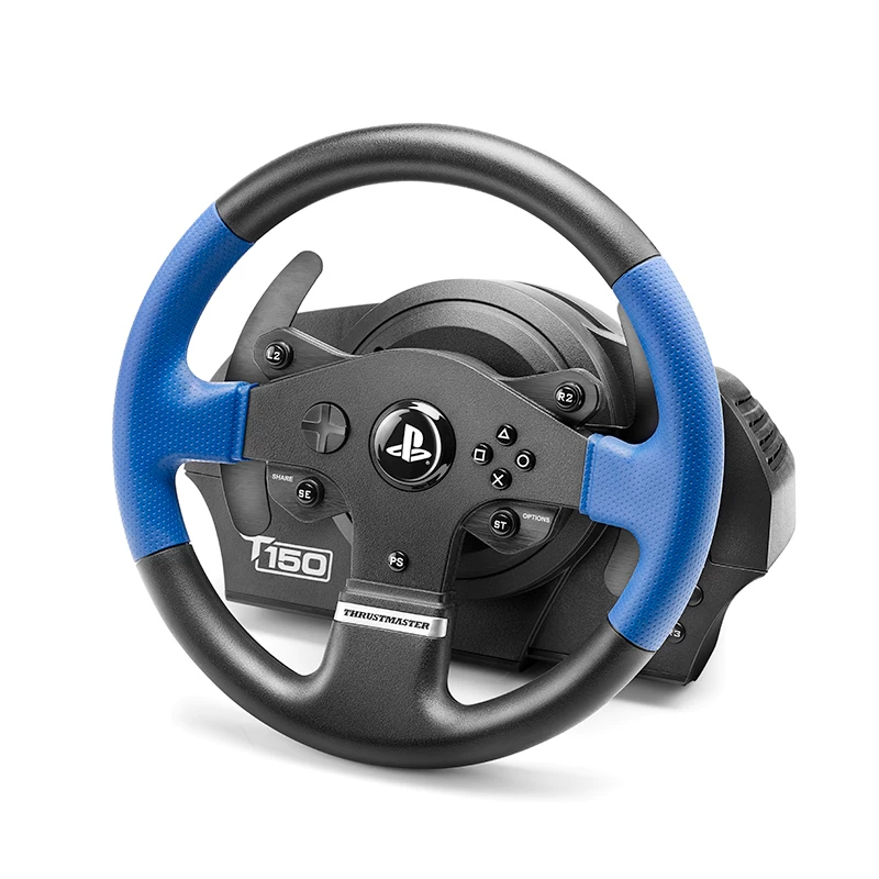Tumaste T150RS computer game steering wheel with dual pedal compatibility PC force feedback