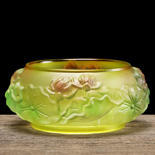 Liuli Color Brange Burner для трубы маленького домохозяйства Будды, посвященного внутренней атаковой миске Будда Бога Божье вставка