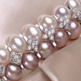 Ожерелье Gao Yuanyuan из натурального жемчуга, многослойное женское разноцветное роскошное, благородное и модное двухрядное ручное ожерелье с микронабором цирконов