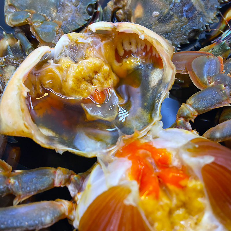 生腌螃蟹:一场鲜味的极致挑战