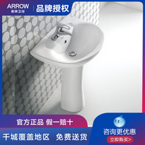100% Wrigley original AP307 907 column Basin (accept counter inspection)