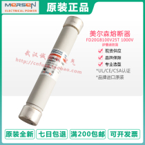 MERSEN Fuse Cutout E089497 F089498 FD20GB100V25T 1000V dc 32A 25A
