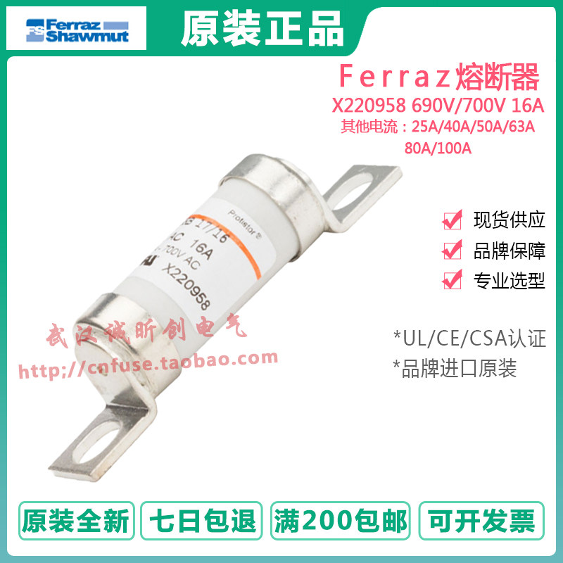 French fuse BS17UB69V100 690V 100A 80A 63A 50A 40A BS17 URB