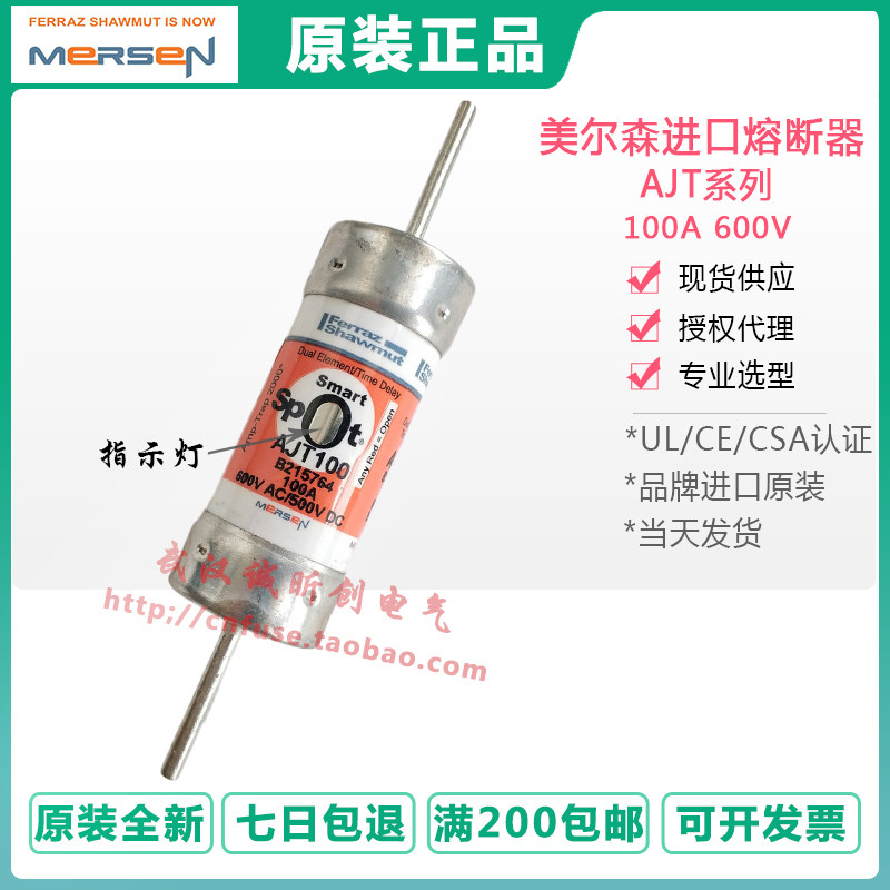 French ferraz Amp-Trap AJT80 600V 80A AJT100 100A mersen insurance tube