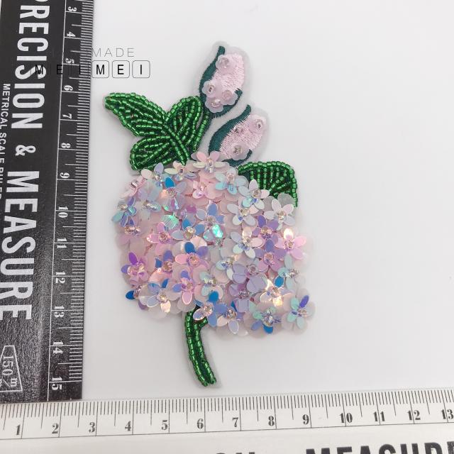 Quần áo ren Hàn Quốc phim hoạt hình tiara miếng dán đề can thời trang phụ kiện thêu sequin nhóm cổ phiếu 102 - Phụ kiện tóc kẹp tóc đẹp