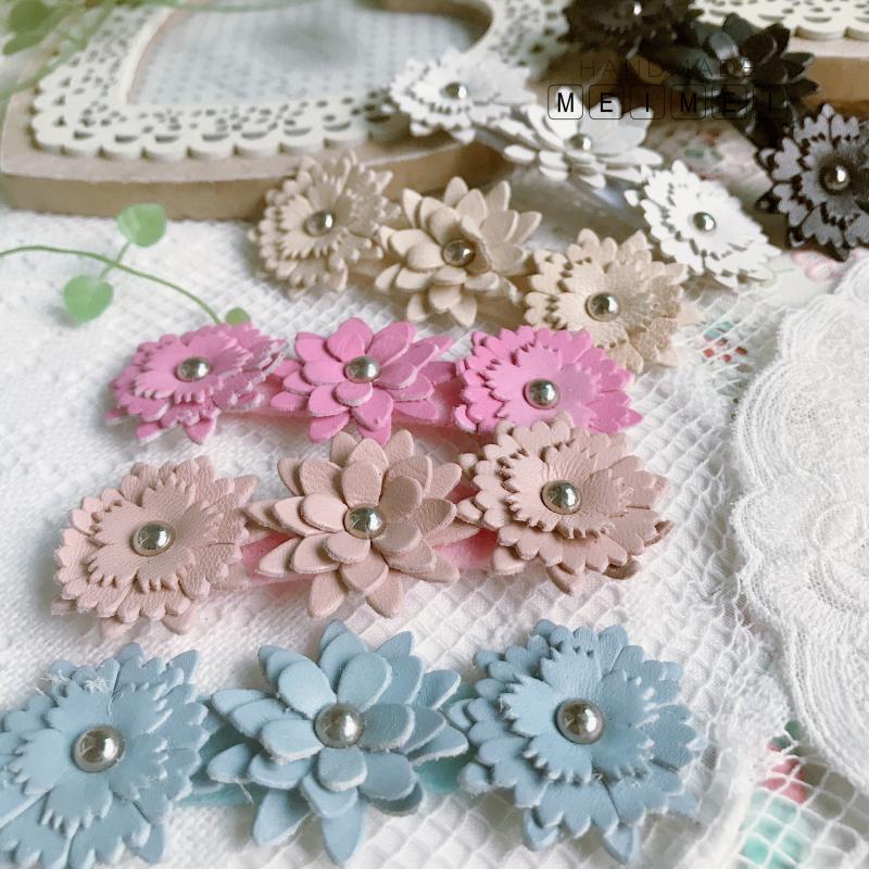 New promotion DIY handmade decorative floral head fake floral hair accessories Soft cortical flowers Diy accessories