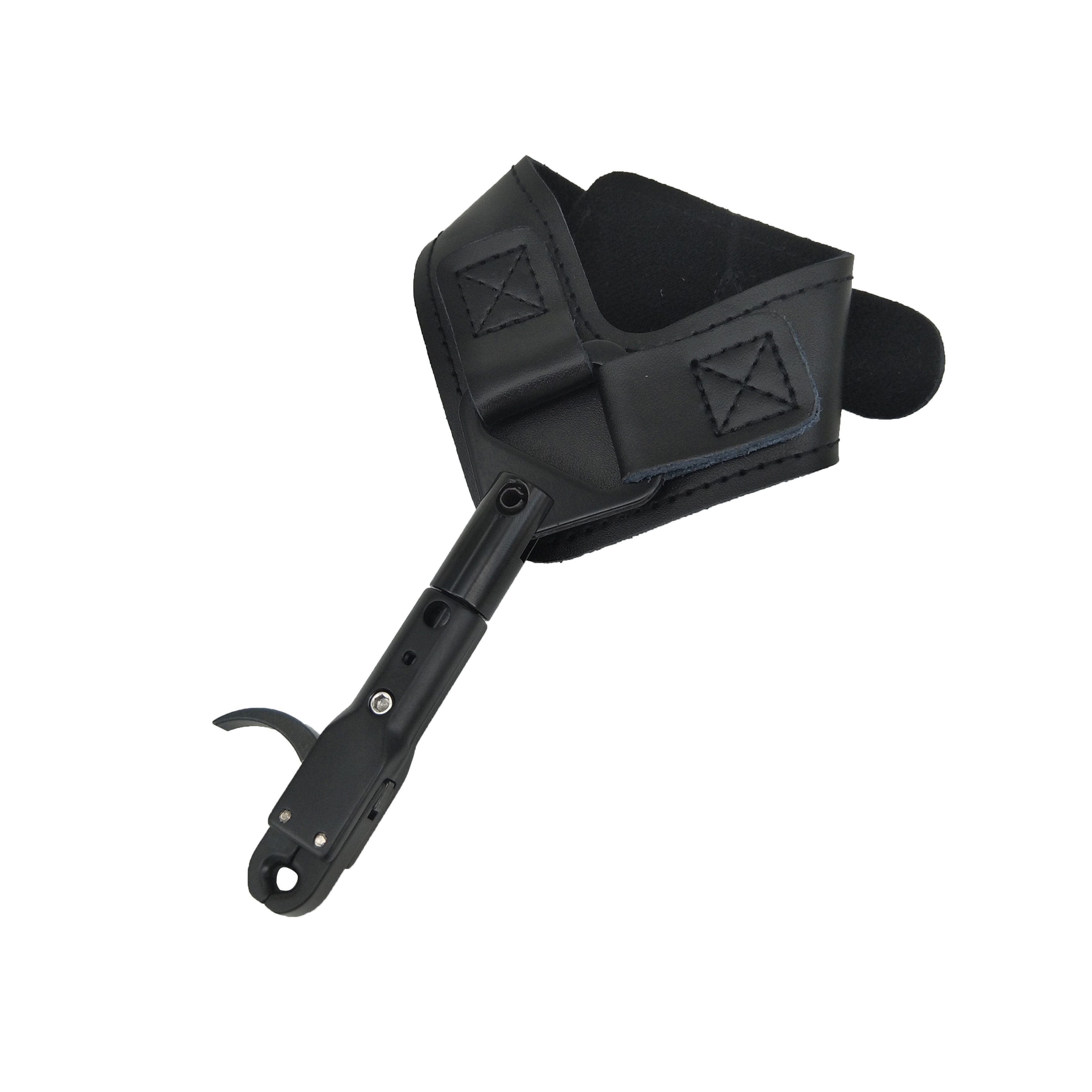 Compound bow archery equipment Bow and arrow pliers releaser R1 wrist release adjustable length leather wristband