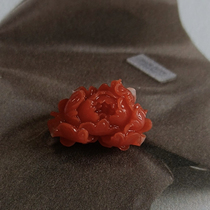 Xipai 61613 (peony flower) 1 42g Japanese sea gemstone pendant ring hand brand clavicle chain loose stone