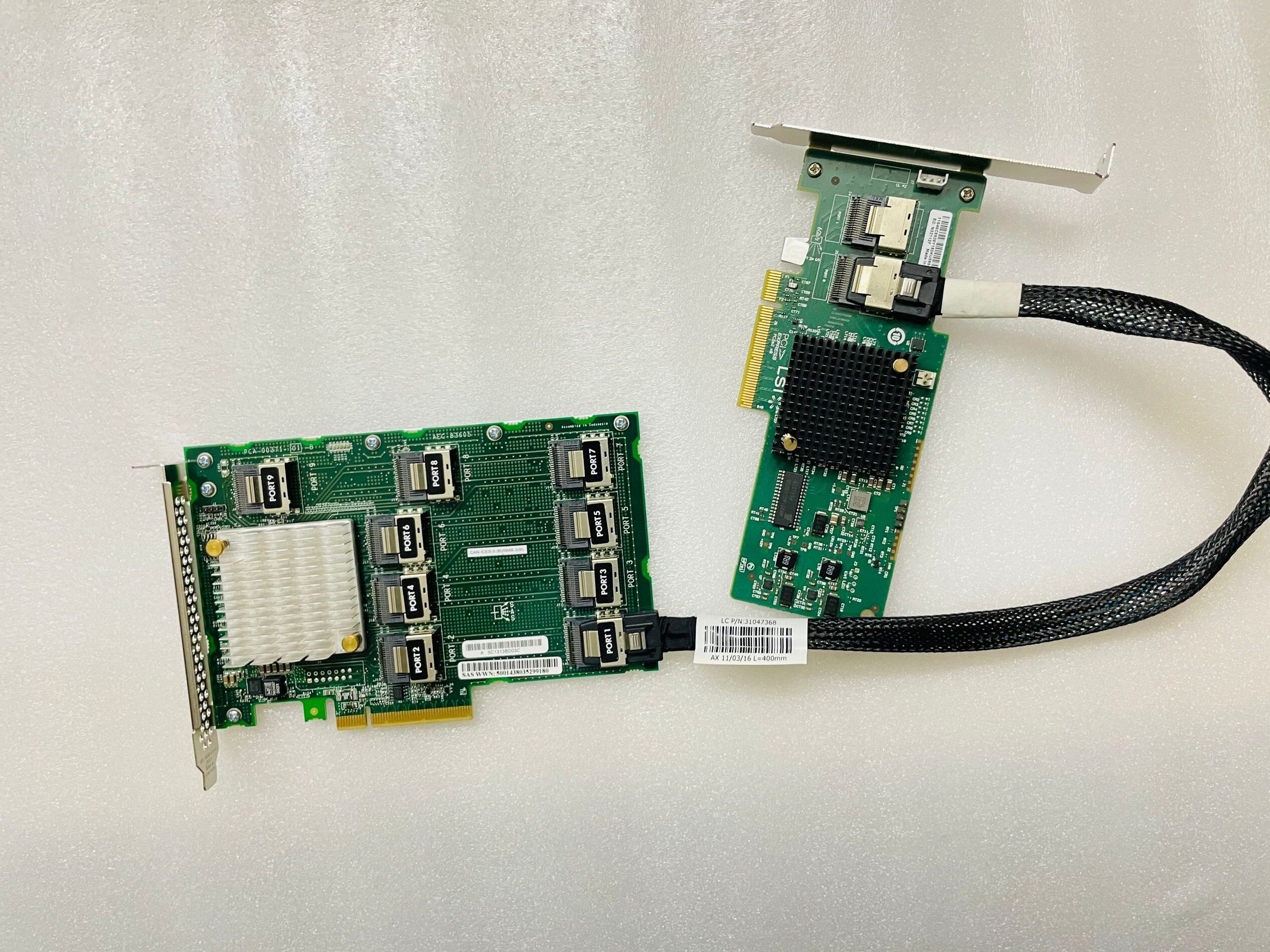 LSI 36 Pass Pass Card Support 32 Hard disc -36 disc position single 16T 16T 9201-16I 9211-8I 9211-8I