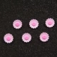Dễ thương trẻ em mini kẹp tóc màu acrylic rhinestone đậu Hà Lan khóa phụ kiện tóc kẹp tóc cô gái nhỏ mũ trâm cài tóc