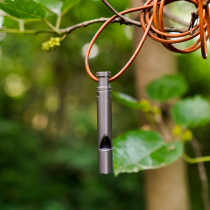 Savage bushcraft outdoor camping pure titanium life-saving whistle portable survival warning whistle high frequency lanyard titanium whistle