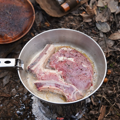 Универсальная портативная посуда для кемпинга из нержавеющей стали