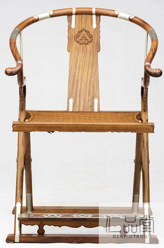 Authentic Burmese pear big fruit red sandalwood Ming furniture research model top chair (sold out)