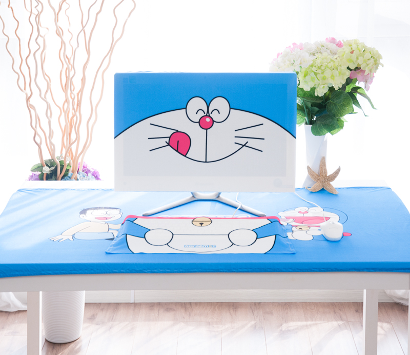 Cầu vồng Cá máy tính để bàn Lenovo LCD giám sát của Apple áo khoác đáng yêu hiện đại nhỏ gọn vỏ bảo vệ che bụi - Bảo vệ bụi bọc điều khiển tivi
