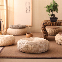 Futon thickened Japanese Tatami floor Bay window cushion Round meditation meditation home floor Worship Buddha pier