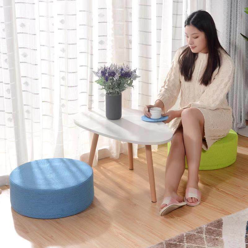 Ground pier Japanese-style tatami cushion static futon floor round thickened household meditation cushion meditation mat low pier
