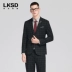 Rexton chải mỏng phù hợp với công sở nam 2019 mùa thu mới kẻ sọc chính thức suit dress - Suit phù hợp Suit phù hợp