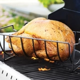 Инструменты для барбекю на открытом воздухе, стойка для стейков, портативный гриль для барбекю, сетка для барбекю, бытовая стойка для курицы-гриль с антипригарной краской, практичные инструменты для барбекю