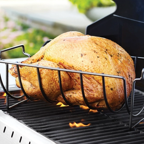 Инструменты для барбекю на открытом воздухе, стойка для стейков, портативный гриль для барбекю, сетка для барбекю, бытовая стойка для курицы-гриль с антипригарной краской, практичные инструменты для барбекю