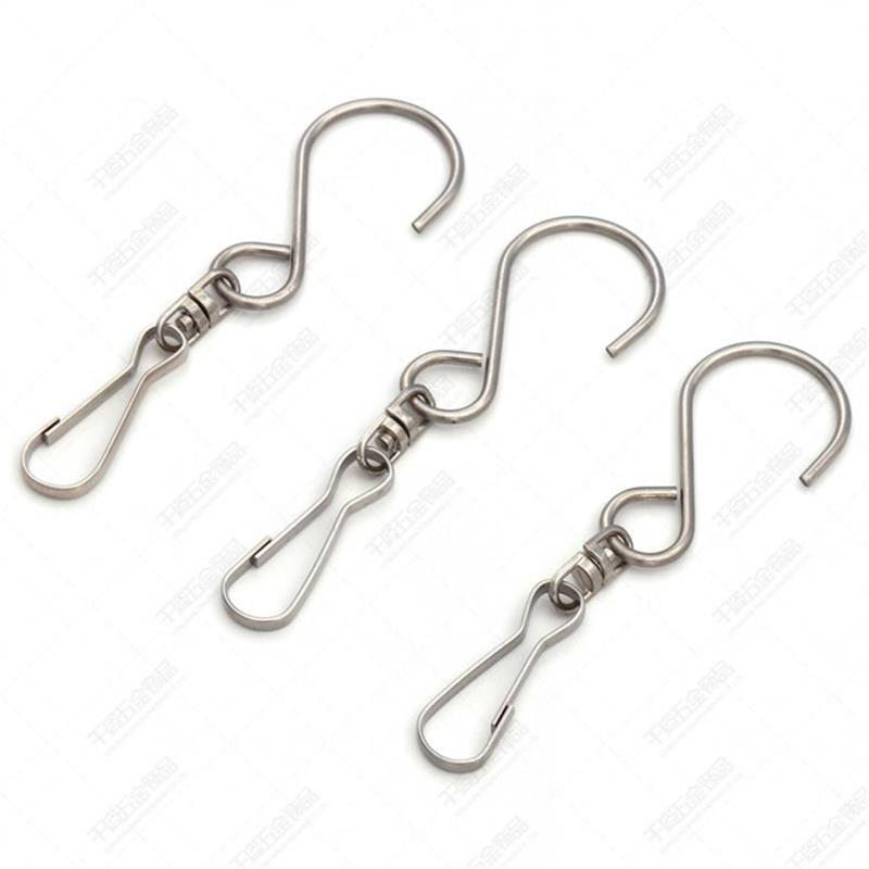 S-Shaped Rotating Bearing Hook for Outdoor Hanging Baskets, Stainless Steel Rotating Hook for Billboards and Wind Chimes S-Shaped Rotating Bearing Hook for Outdoor Hanging Baskets, Stainless Steel Rotating Hook for Billboards and Wind Chimes